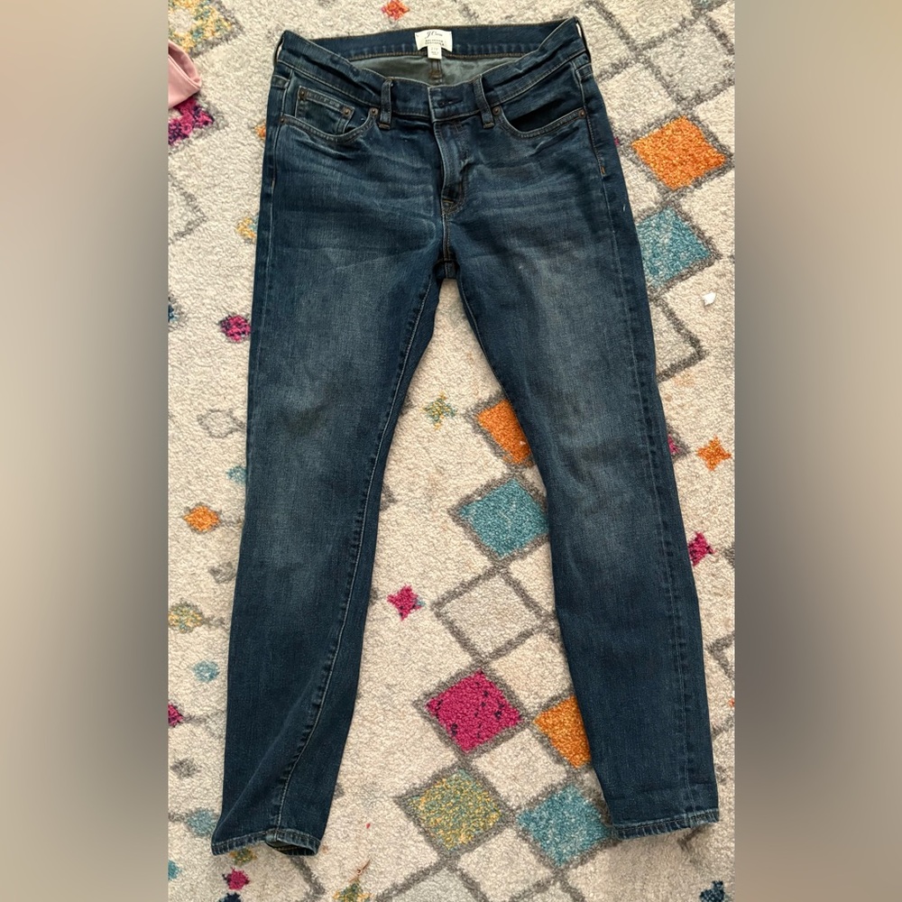J. Crew Dark Blue Skinny Jeans